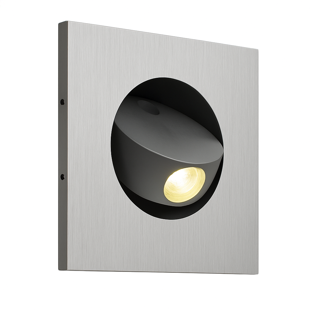 Applique murale led moderne rotation 350° cachée