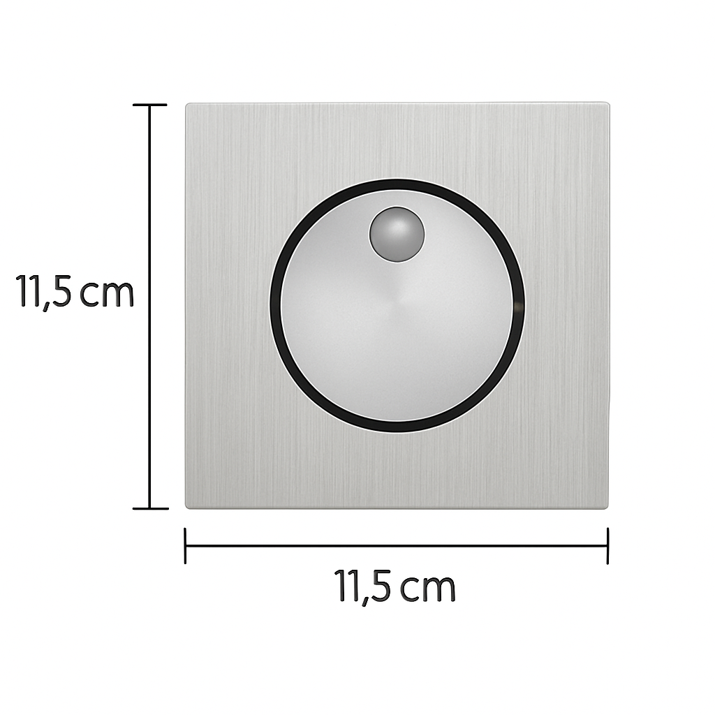 Applique murale led moderne rotation 350° cachée