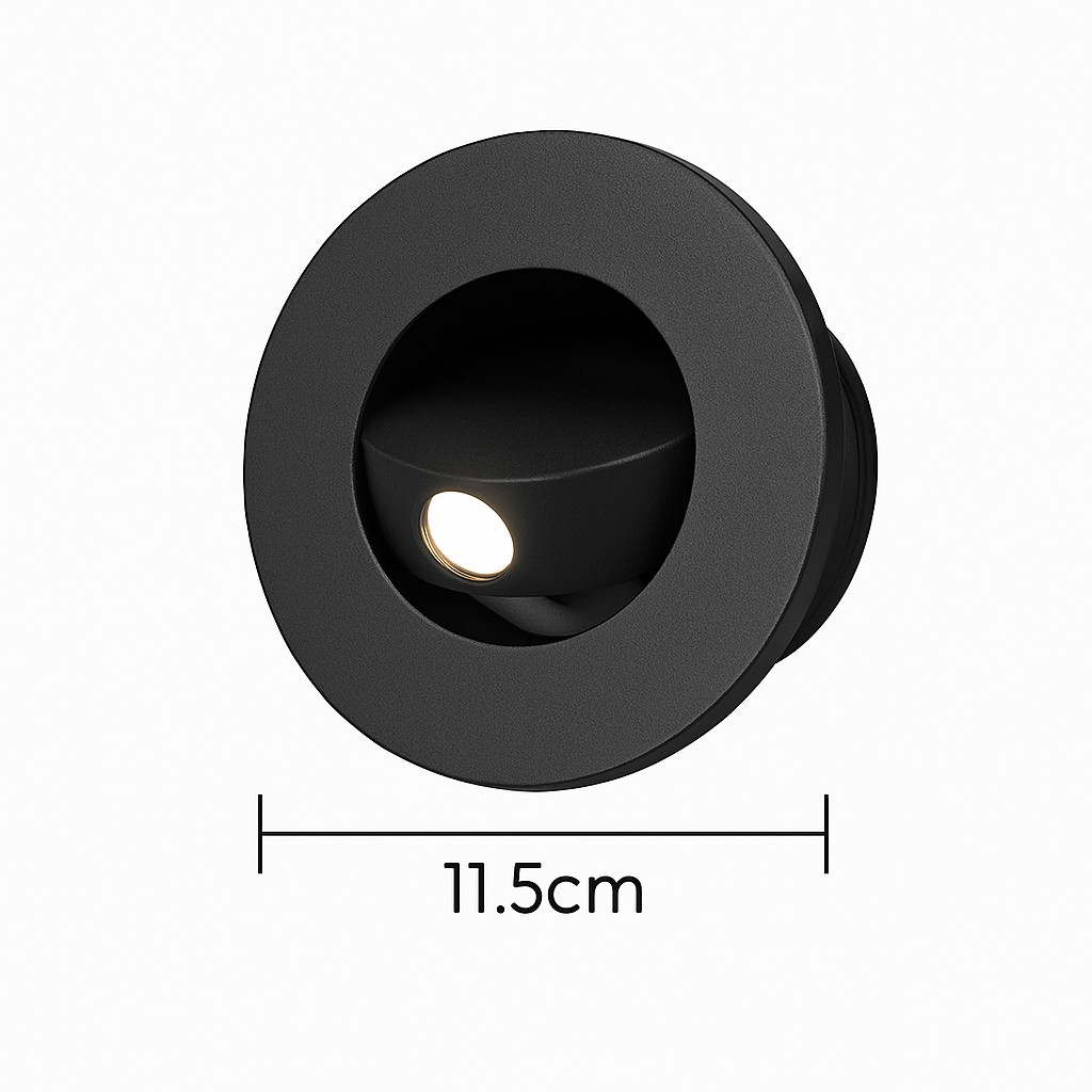 Applique murale led moderne rotation 350° cachée