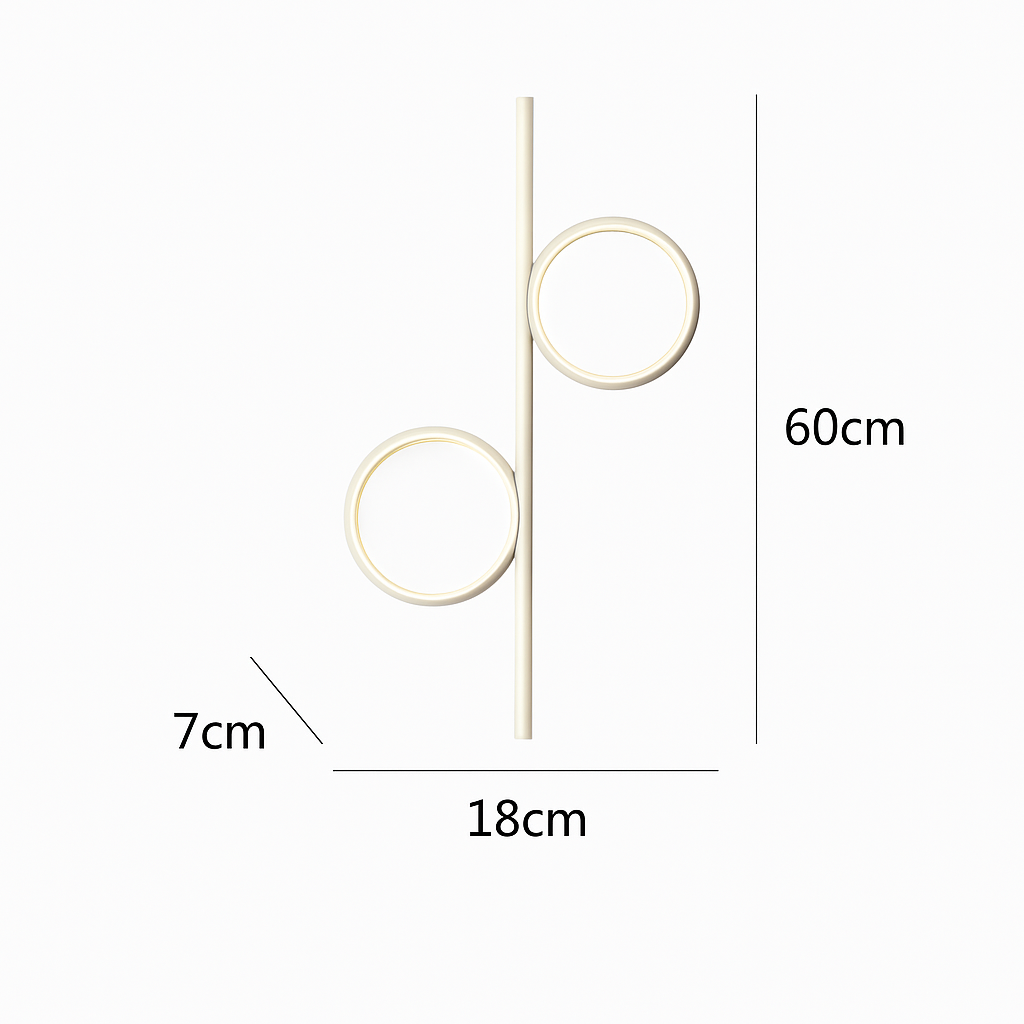 applique murale led moderne simple créativité nordique personnalisée