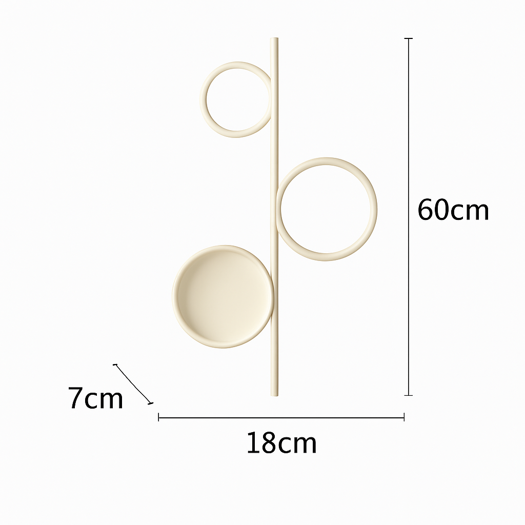 applique murale led moderne simple créativité nordique personnalisée