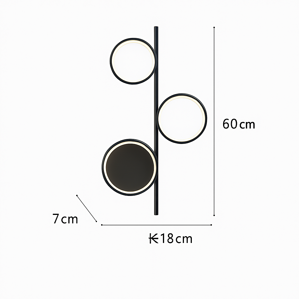 applique murale led moderne simple créativité nordique personnalisée