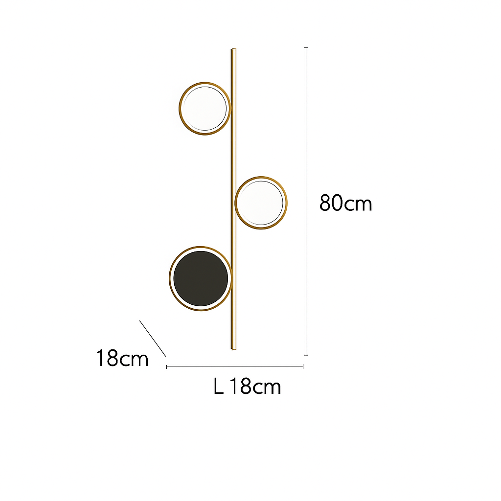 applique murale led moderne simple créativité nordique personnalisée