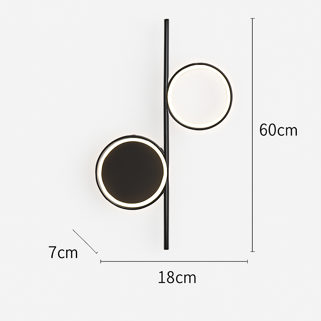 applique murale led moderne simple créativité nordique personnalisée