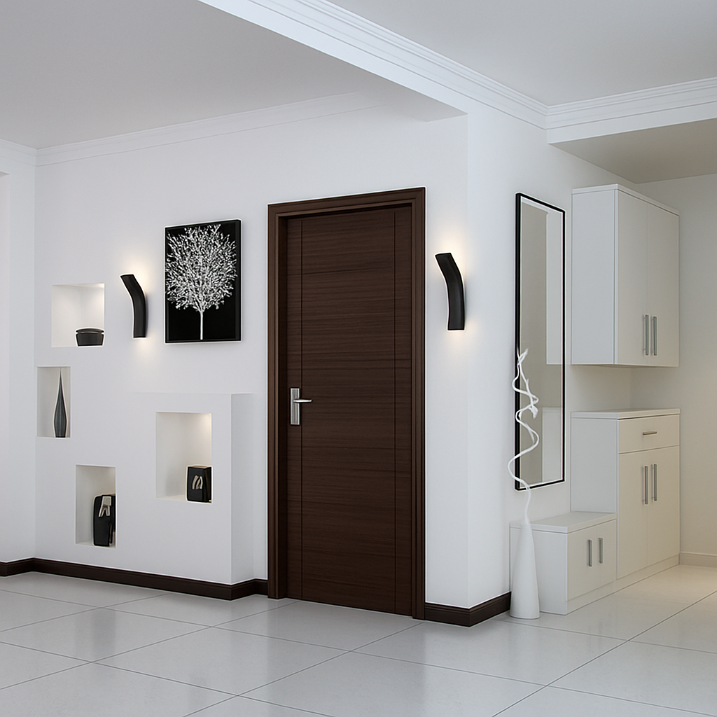 Applique murale LED moderne style pliée