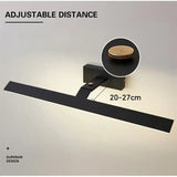 applique murale led moderne étanche pour miroir rotative et lumineuse