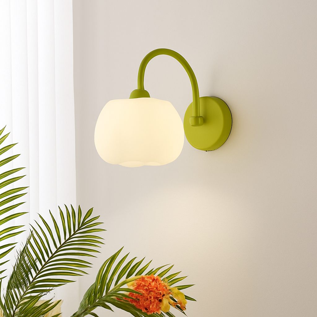 applique murale led modernes avec interrupteur à chaîne