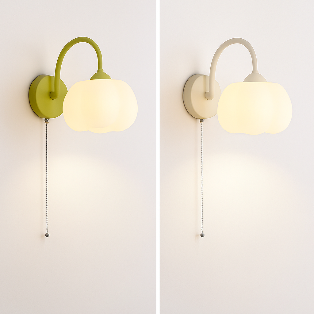 applique murale led modernes avec interrupteur à chaîne