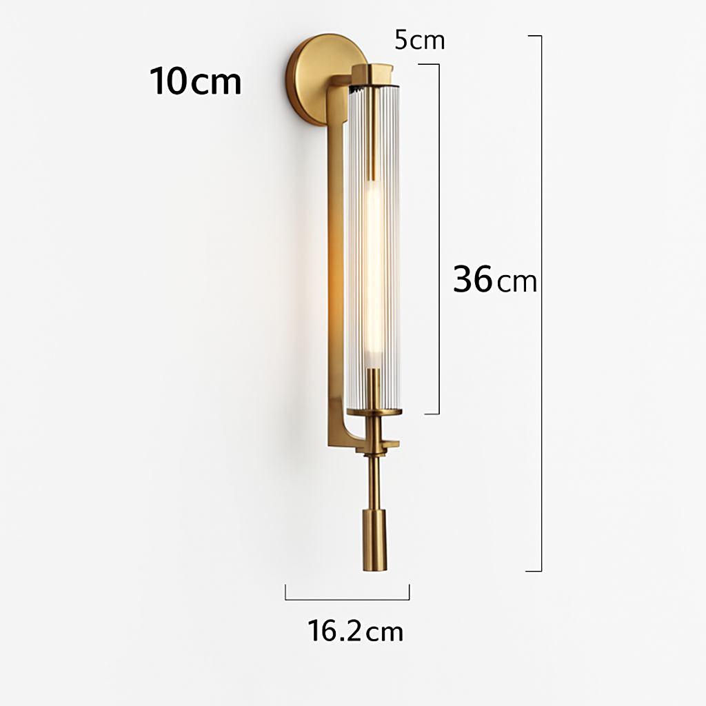 Applique murale LED modernes luminaire applique murale créative allée chambre salon décoration fond mur décor en laiton applique murale
