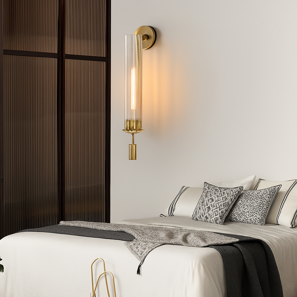 Applique murale LED modernes luminaire applique murale créative allée chambre salon décoration fond mur décor en laiton applique murale