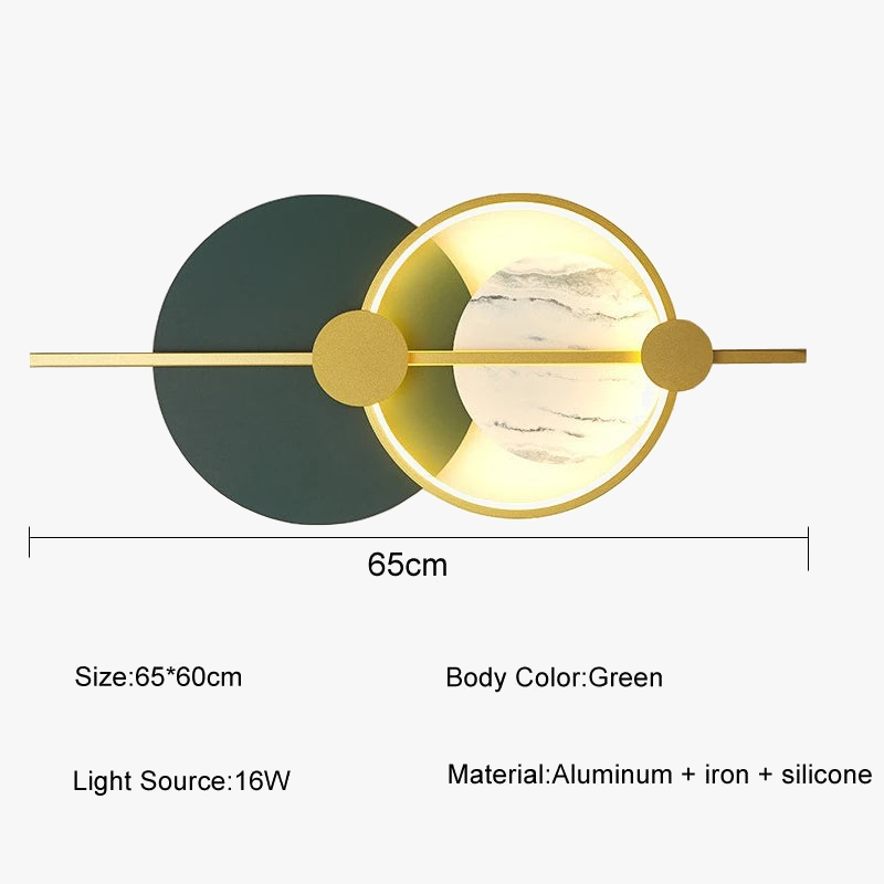 applique murale led nordique de luxe pour hôtel