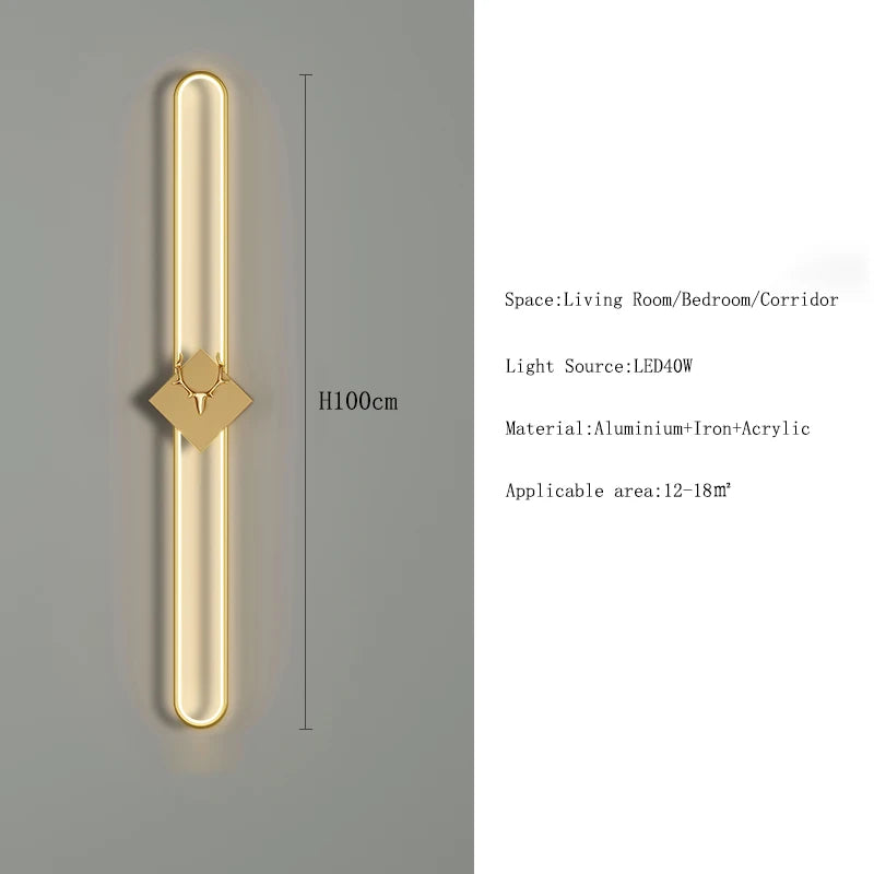 applique murale led nordique design moderne pour décoration intérieure