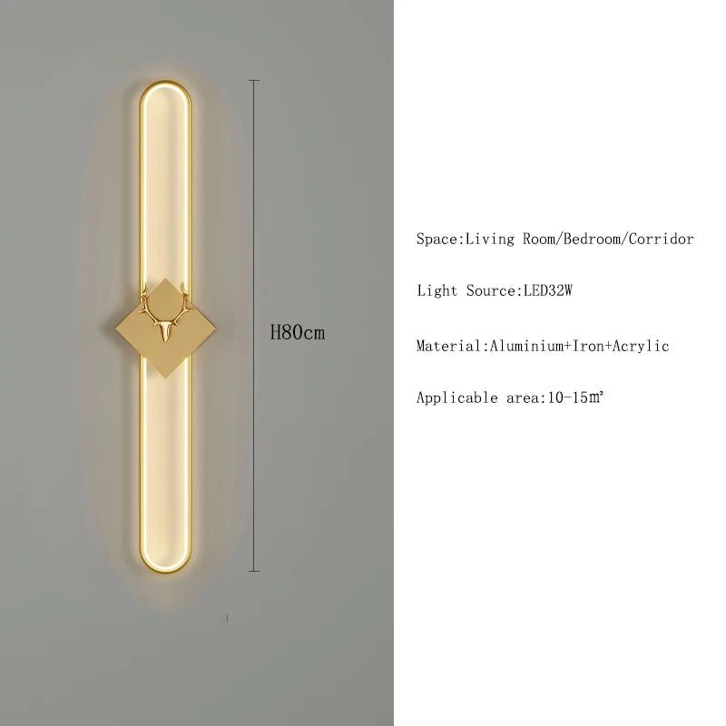 applique murale led nordique design moderne pour décoration intérieure