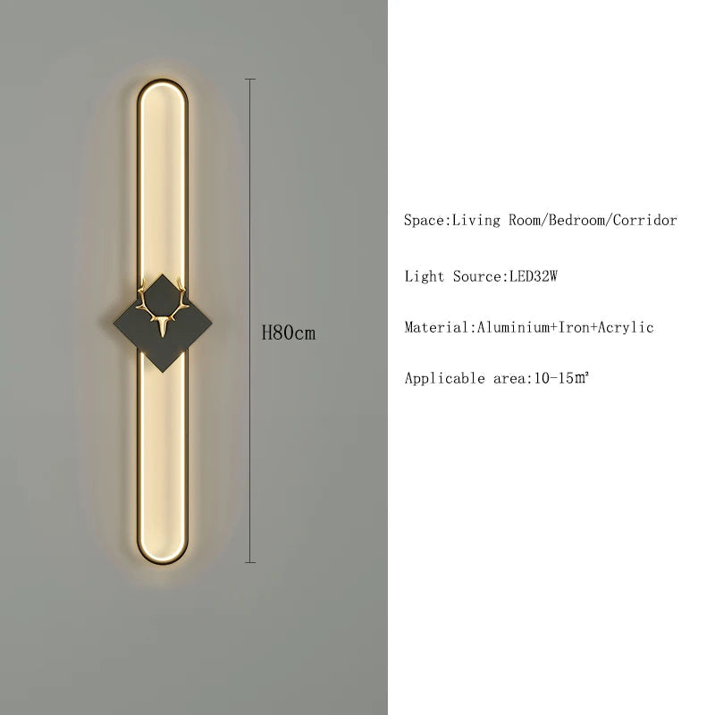 applique murale led nordique design moderne pour décoration intérieure