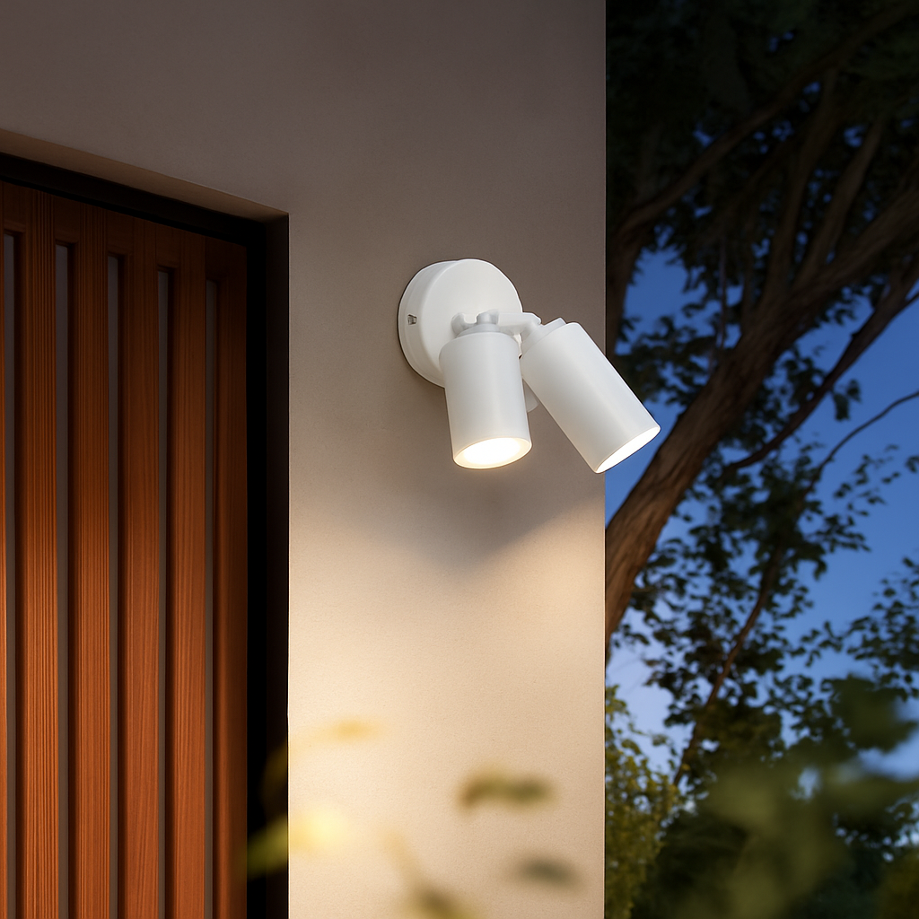 applique murale led nordique double tête rotative pour lecture et étude