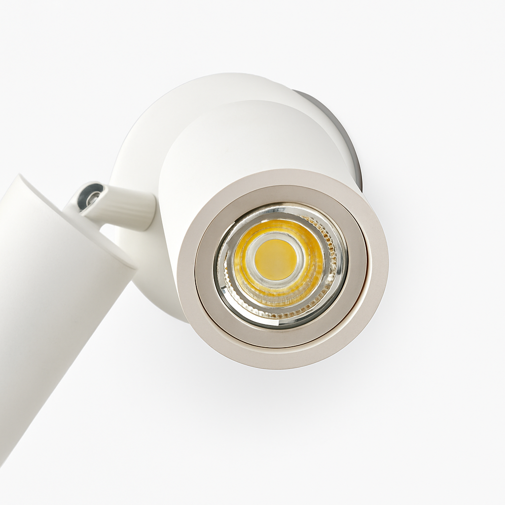 applique murale led nordique double tête rotative pour lecture et étude