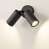 applique murale led nordique double tête rotative pour lecture et étude