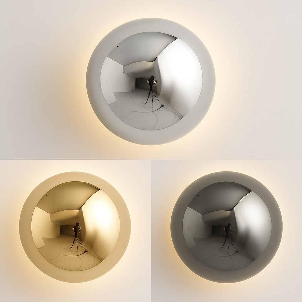 applique murale led nordique en fer et acrylique pour décoration intérieure