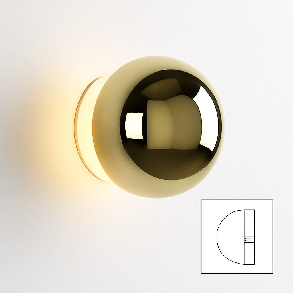 applique murale led nordique en fer et acrylique pour décoration intérieure