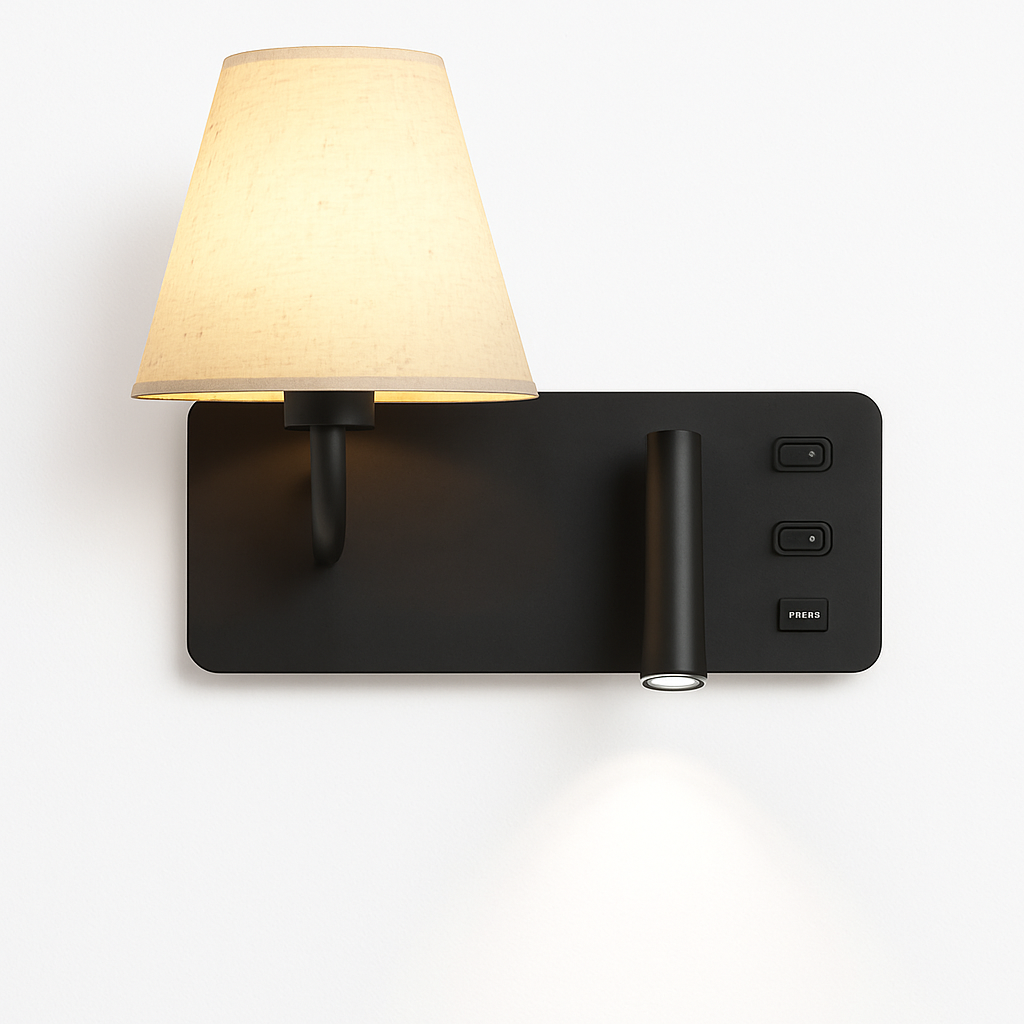 Applique murale LED nordique moderne avec interrupteur USB