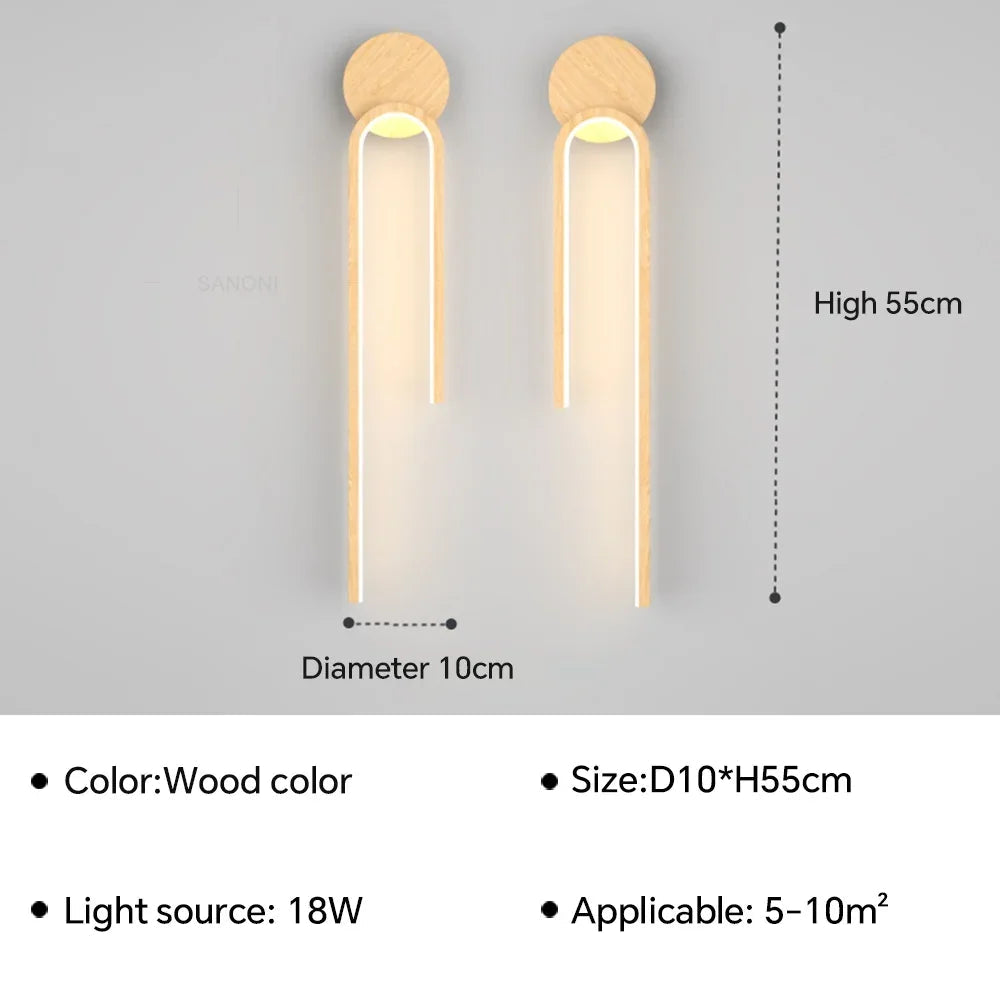 applique murale led nordique pour décoration chambre