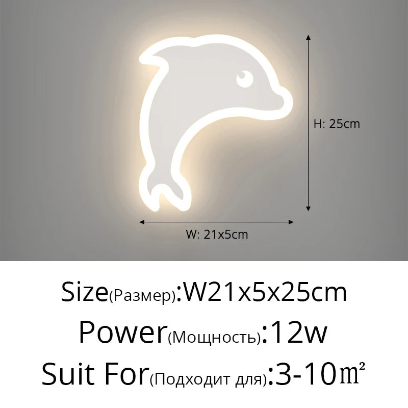 applique murale led nordique pour décoration intérieure élégante