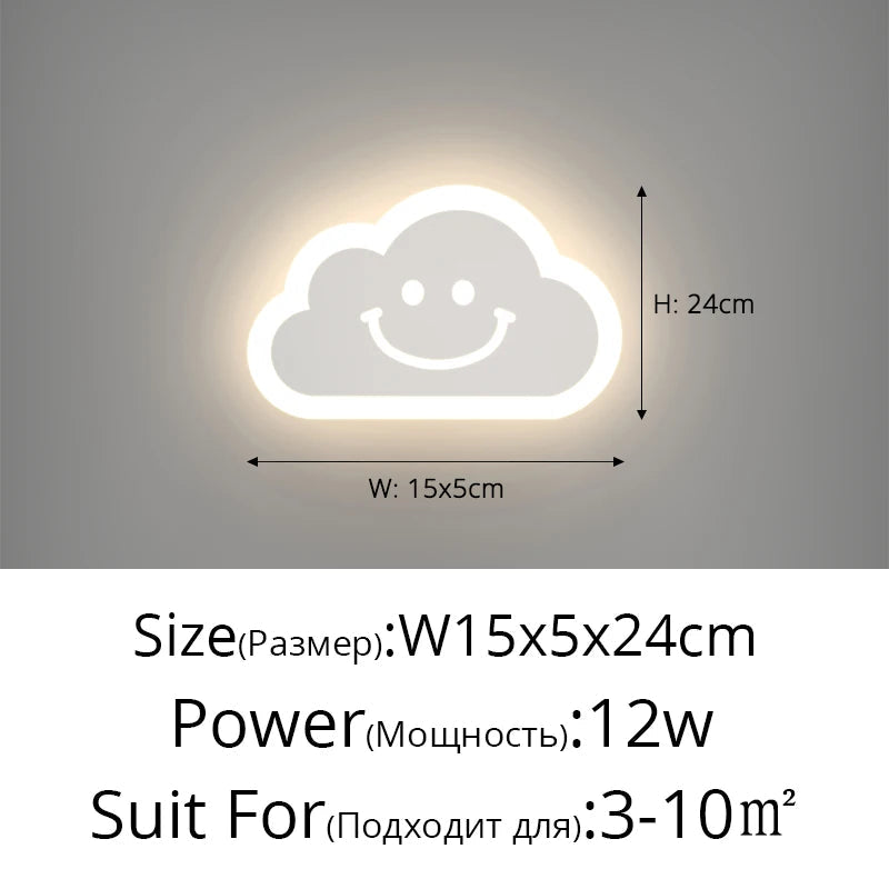 applique murale led nordique pour décoration intérieure élégante