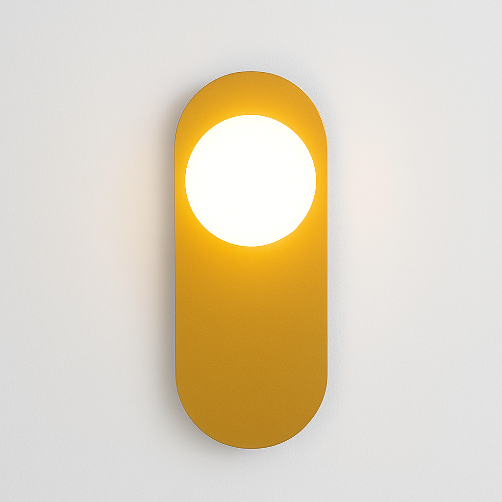 Applique murale LED ovale en métal Katalea