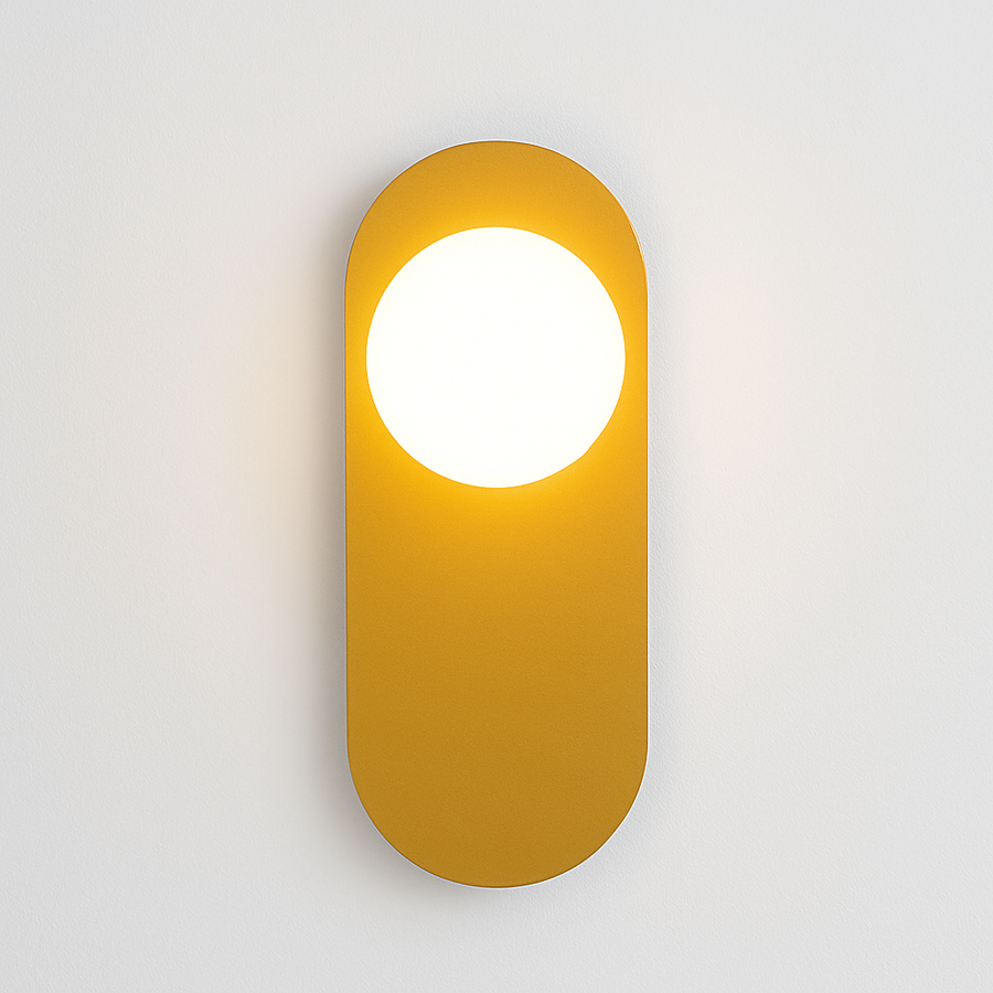 Applique murale LED ovale en métal Katalea