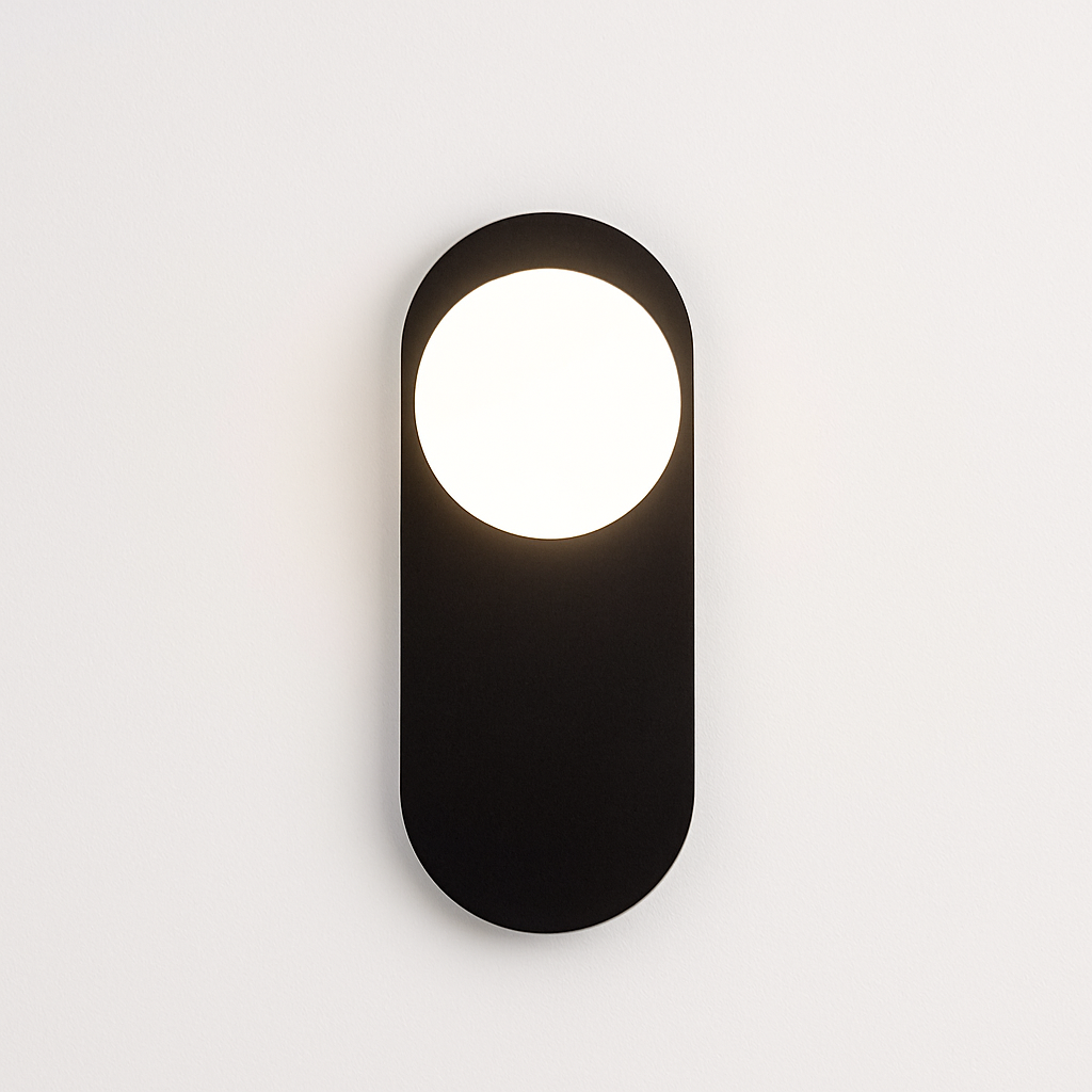 Applique murale LED ovale en métal Katalea