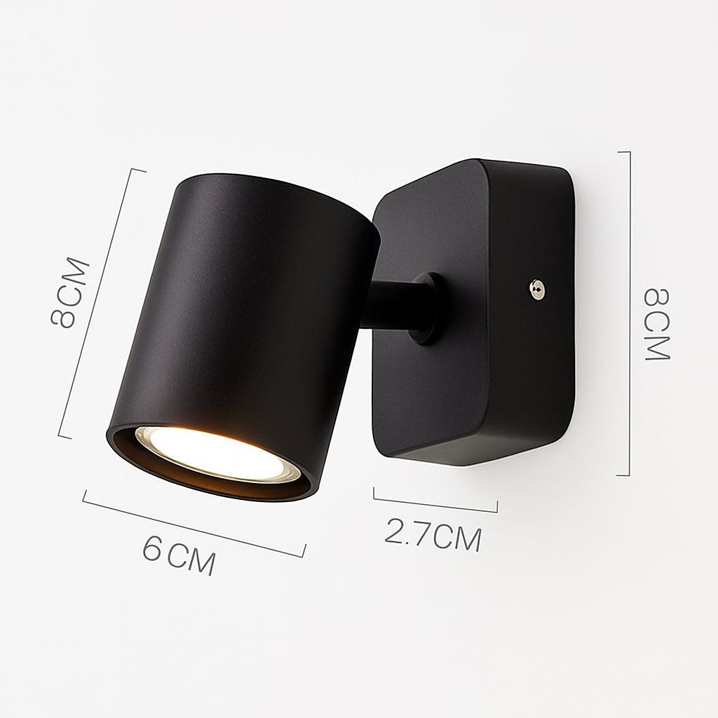 applique murale led pliable rotative style moderne pour hôtel