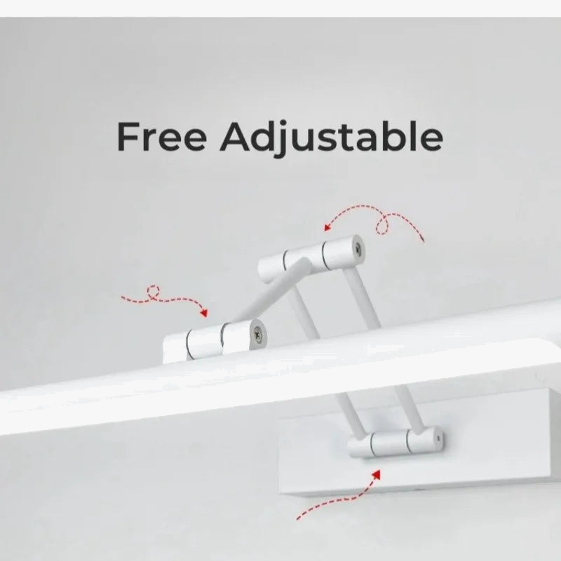 applique murale led pliable trois axes miroir étanche vanité