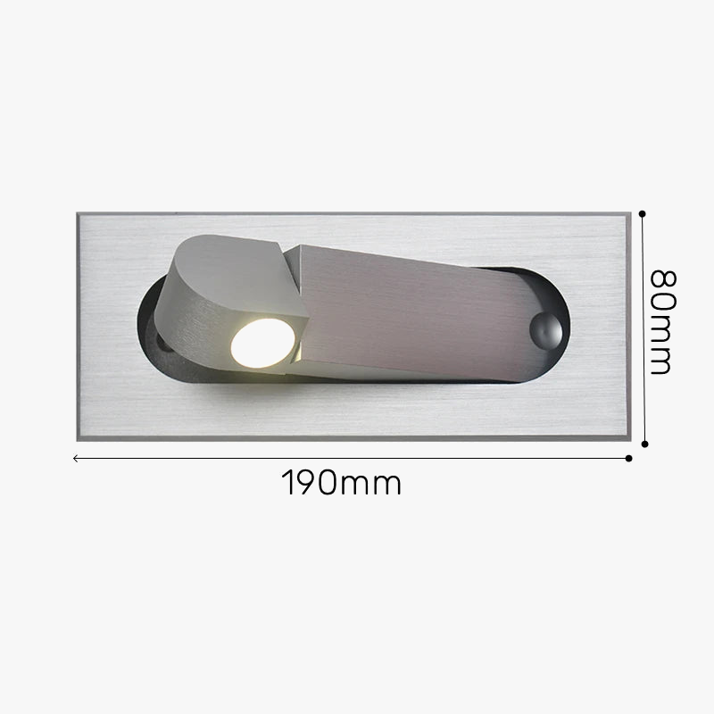 applique murale led pliante design moderne angle réglable hôtel