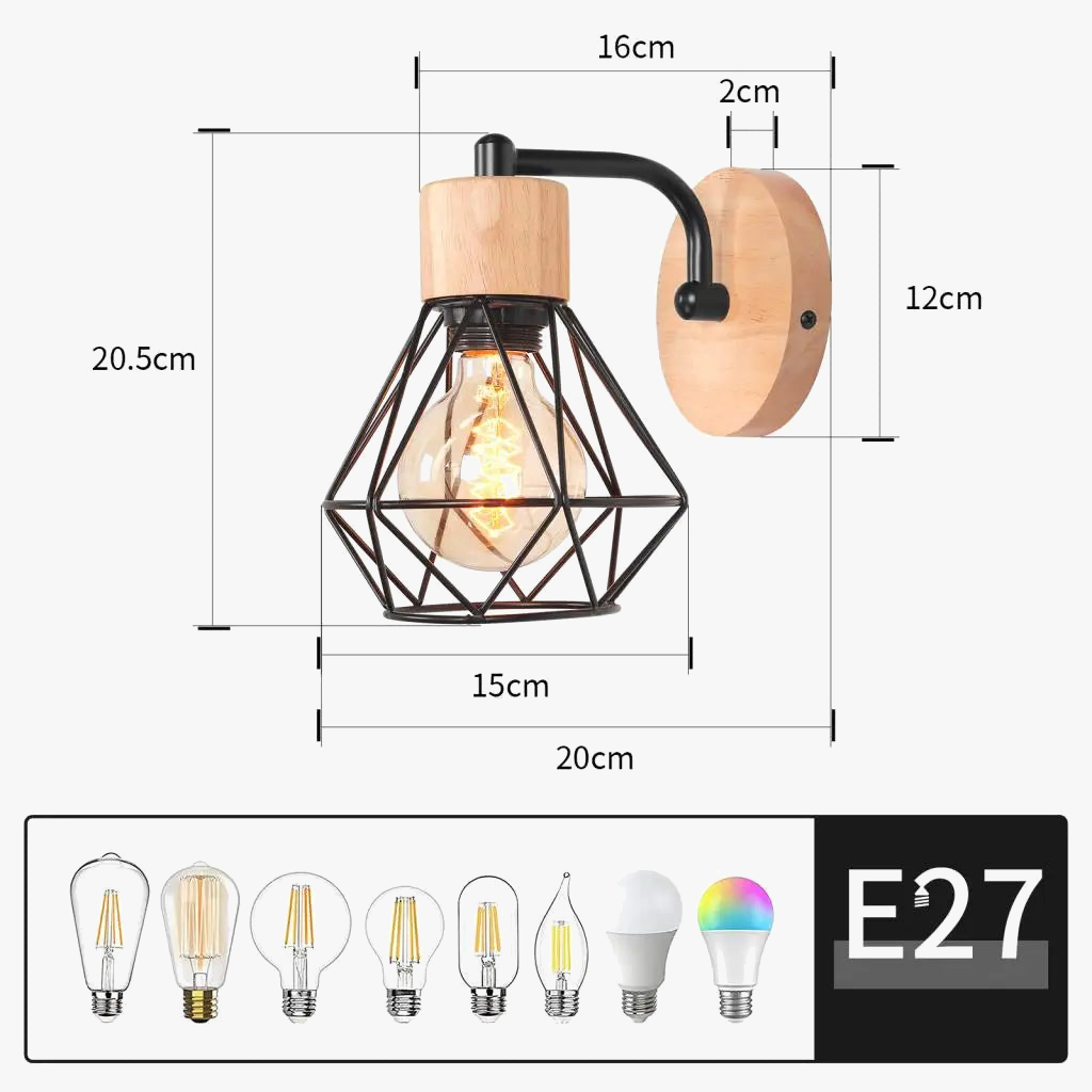 applique murale à led pour éclairage intérieur polyvalent