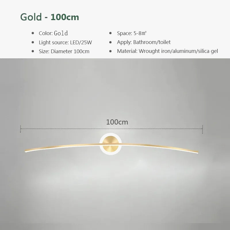 applique murale à led pour décoration intérieure moderne