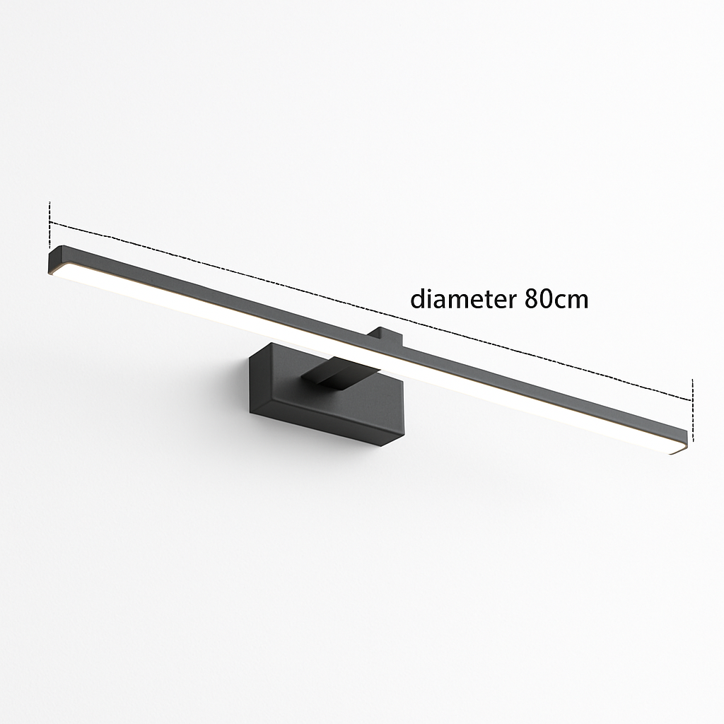 Applique murale LED pour salle de bains moderne