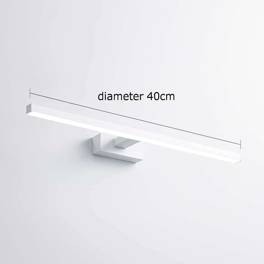 Applique murale LED pour salle de bains moderne