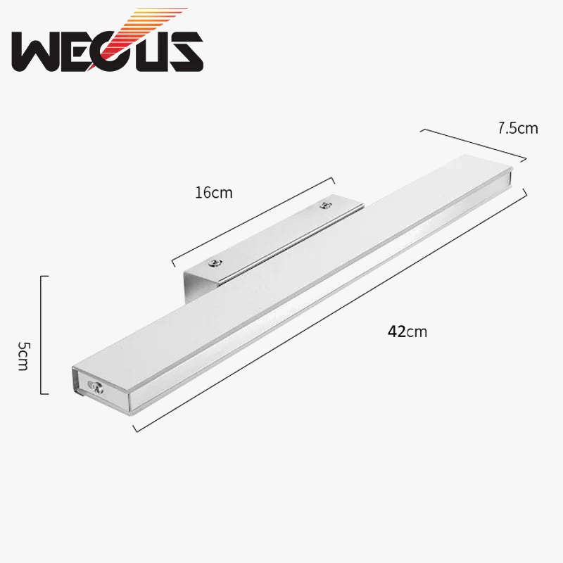 applique murale led pour toilette et maquillage moderne