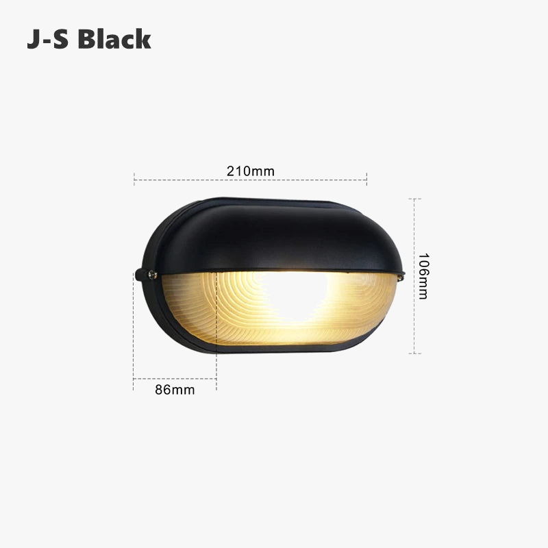 applique murale led rétro industrielle étanche pour extérieur et jardin
