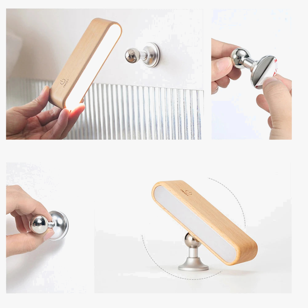 applique murale led rechargeable rotation 360° avec fonction mémoire