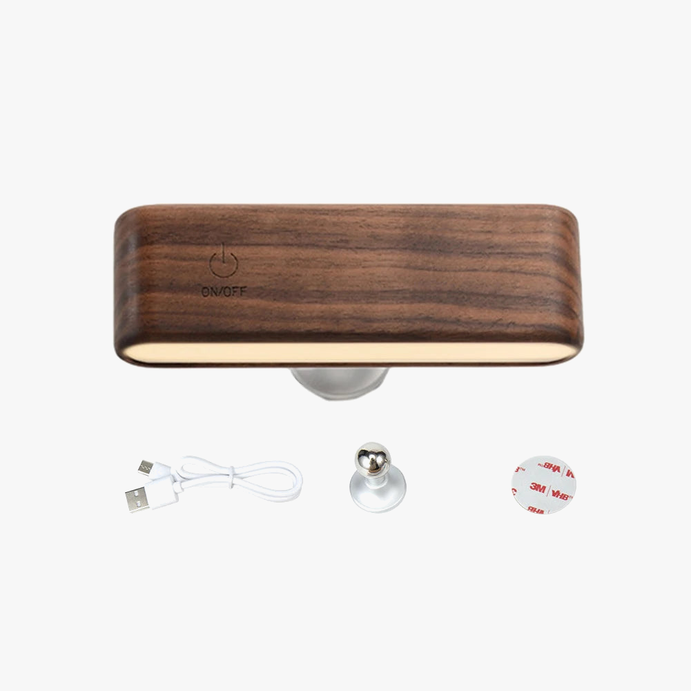 applique murale led rechargeable rotation 360° avec fonction mémoire