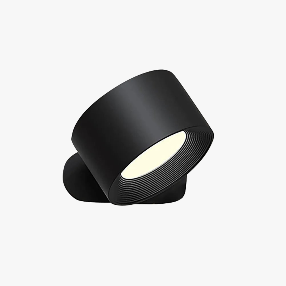 applique murale led rechargeable usb rotation 360° boule magnétique dimmable tactile