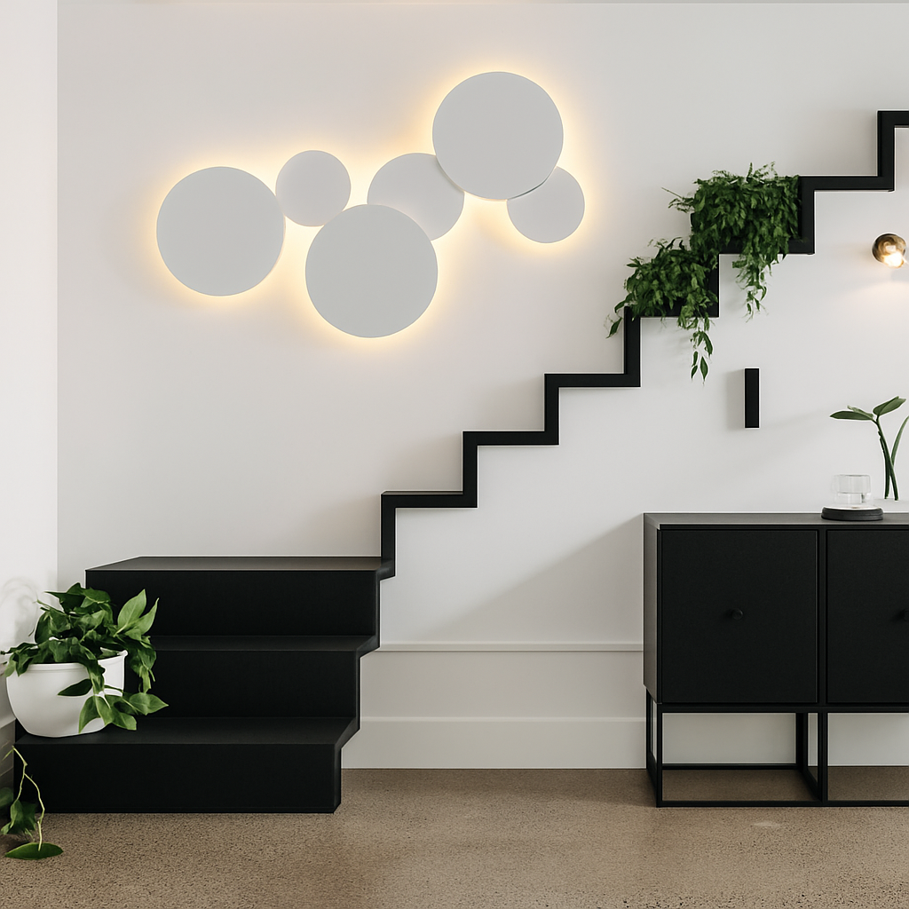 Applique murale LED ronde Eclipse (à l'unité)