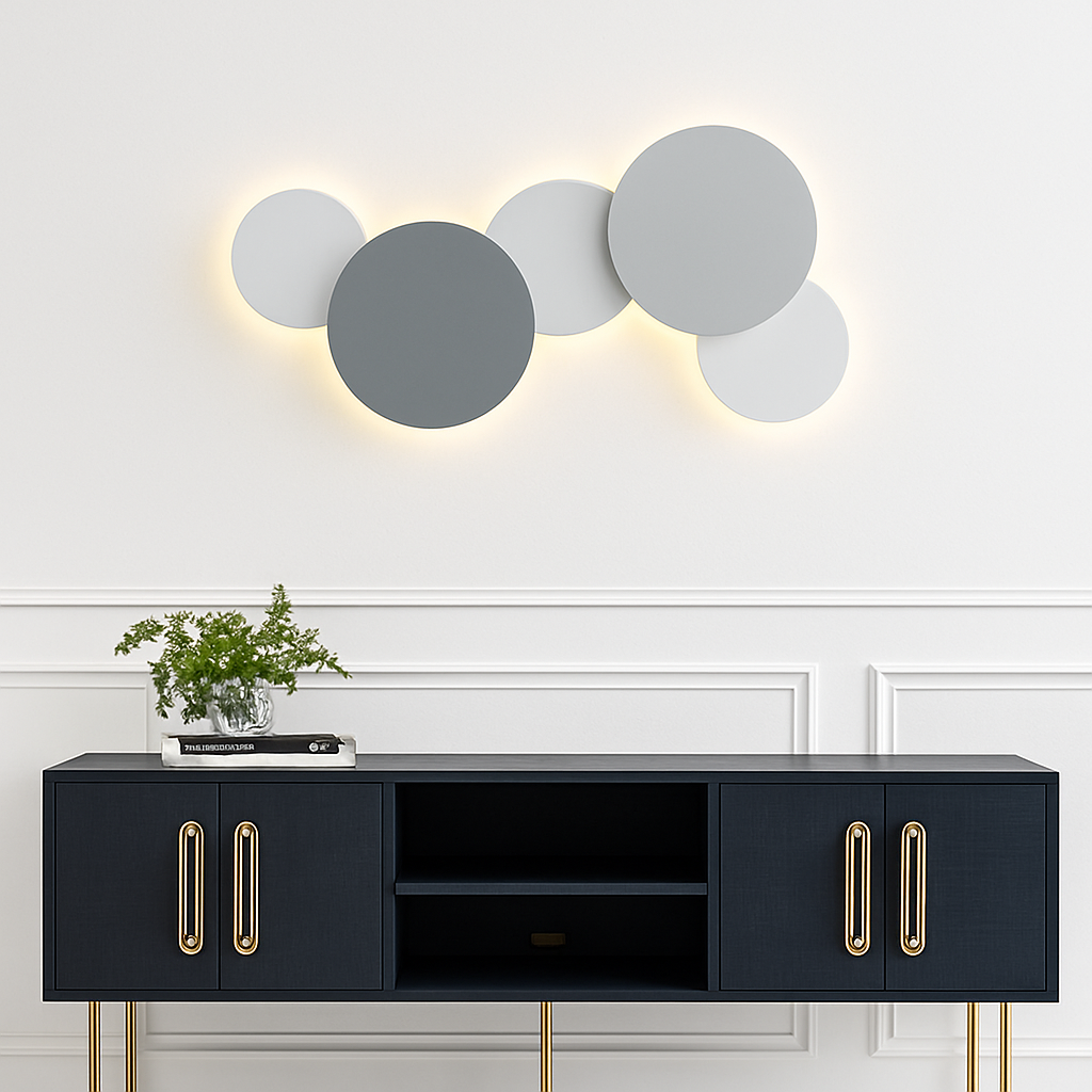 Applique murale LED ronde Eclipse (à l'unité)