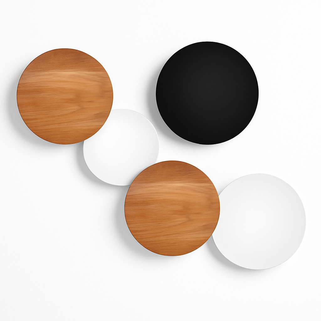 Applique murale LED ronde Eclipse (à l'unité)