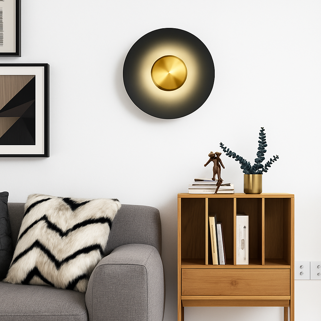 applique murale led ronde moderne pour décoration intérieure éclairage élégant