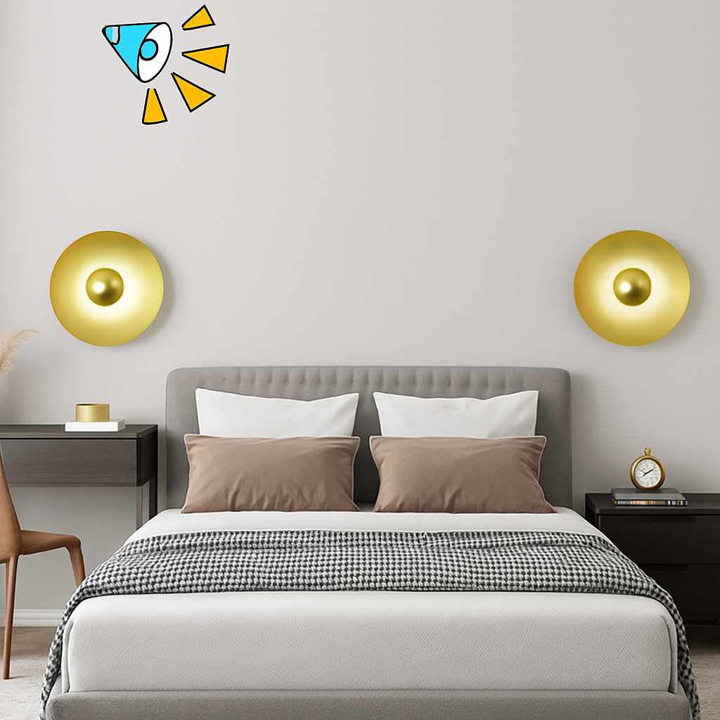 applique murale led ronde moderne pour décoration intérieure éclairage élégant