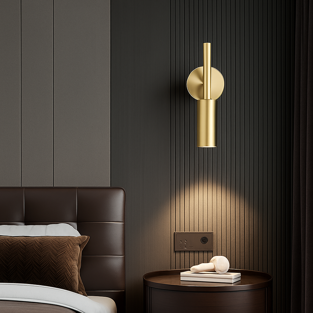 applique murale led rotative avec variateur de température