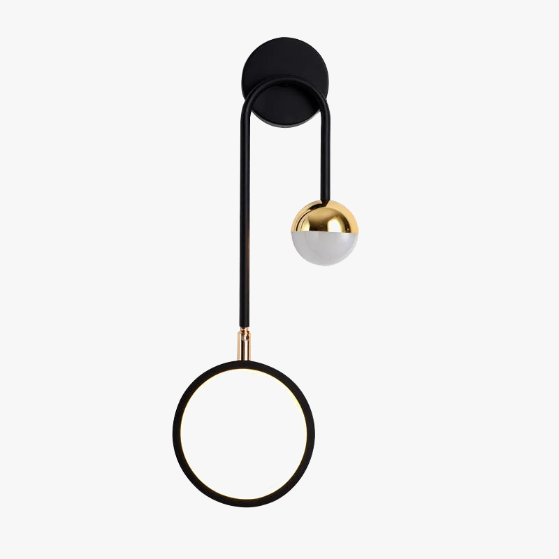 applique murale led rotative moderne nordique de luxe décorative