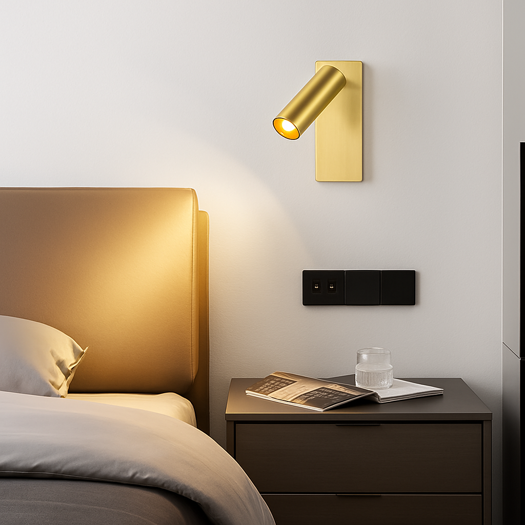 applique murale led rotative moderne pour lecture